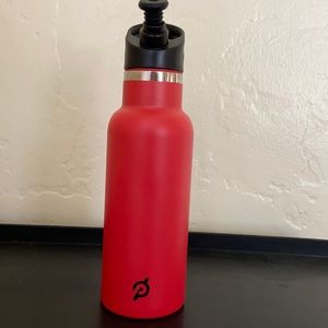 Red peloton water bottle